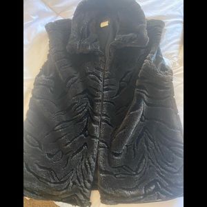 Pleasant Pheasant Faux Fur Vest